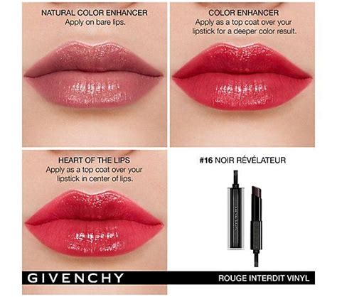 givenchy limited edition lipstick|givenchy interdit black magic lipstick.